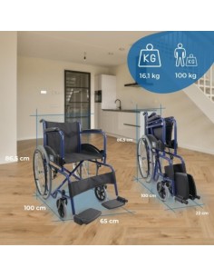 SILLA DE RUEDAS GRANDES PLEGABLE 2
