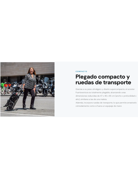 Scooter Eléctrico Plegable Fuerteventura