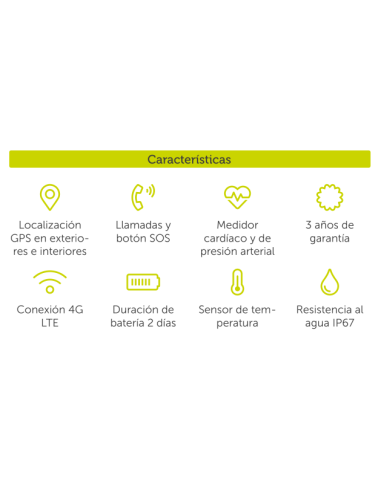 Reloj GPS Nock Senior 4 | Localización y Seguridad 4G