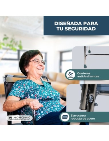 Silla Inodoro Velero Mobiclinic | Con tapa y reposabrazos
