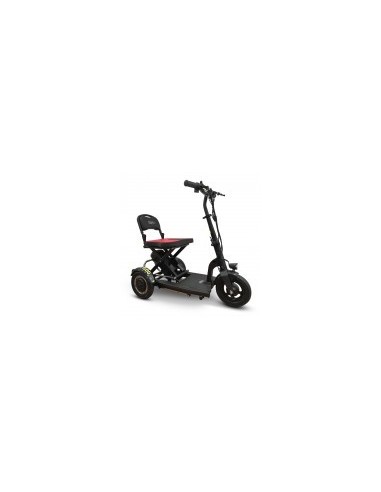 scooter plegable roja tres ruedas