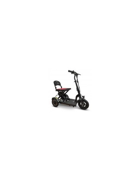 scooter plegable roja tres ruedas