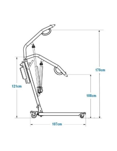 Comprar GRÚA VULCAN BIPEDESTACIÓN CON ARNÉS a precios de oferta