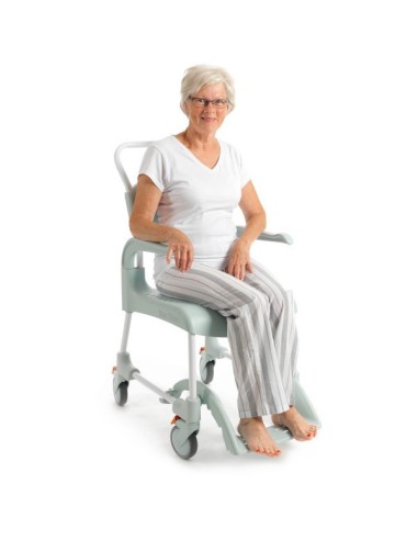 Comprar Silla Clean verde con 2 ruedas Ad 828 a precios de oferta