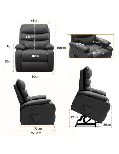Comprar Sillón masajeador y levanta personas a precios de oferta