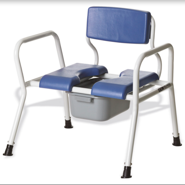 silla con inodoro bariátrica para personas con sobrepeso